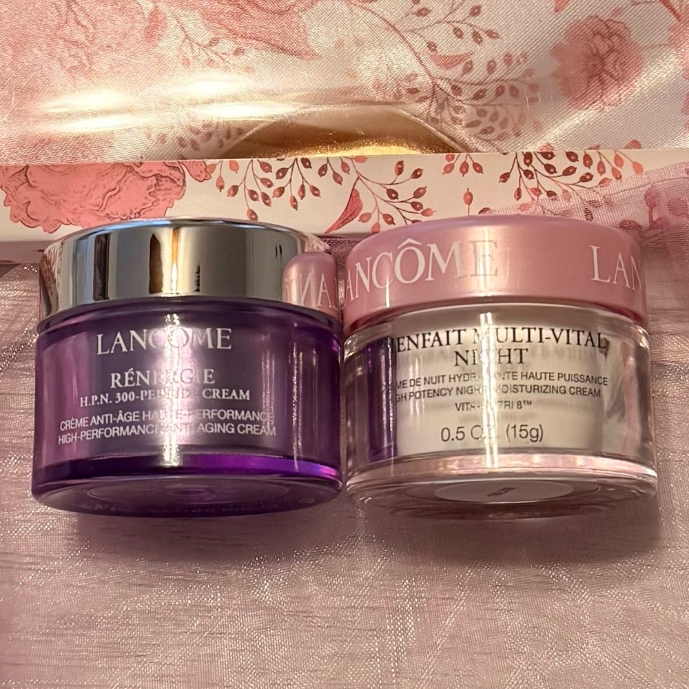 Lancôme Rénergie Peptide Cream & Bienfait Multi -Vital Night Cream